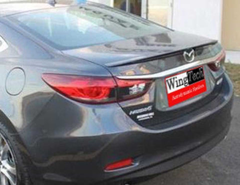 Painted Spoiler NO LIGHT For MAZDA 6 2014 & UP LIP ABS PLASTIC Drilled