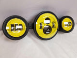 Yellow 7″ Kawasaki Voyager & Vaquero LED Headlight Dual 4.5″ – 4 1/2″ Fog Lights