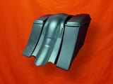 Harley 6″ Out & Down Saddlebags Dual 6.5" Lids & Rear Fender – No Cut Outs