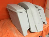 Honda Shadow Sabre 1100 6″ Extended Saddlebags Rear Fender Dual Cut Out Dual 6x9