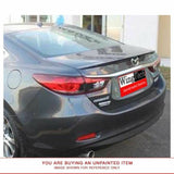 Unpainted Factory Style Spoiler NO LIGHT for MAZDA 6 2014 & UP LIP ABS PLASTIC