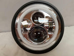 7″ DAYMAKER Kawasaki Vulcan Nomad 800 Chrome With Pink Halo HID LED Headlight