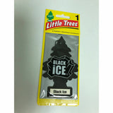 2X Little Trees BLACK ICE Tree Air Freshener Car Auto