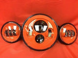 7″ ORANGE Headlight Orange 4.5″–4 1/2″ Auxiliary AUX Spot Passing LED Fog Lights