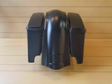 4" STRETCHED BAGS,LIDS AND OVERLAY REAR FENDER FOR FL HARLEY DAVIDSON SOFTAILS