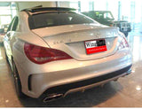 Painted Factory Style Spoiler NO LIGHT MERCEDES CLA 2014 & UP LIP NO DRILL