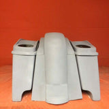 Honda VTX 1300 / 1800 4″ Saddlebags Rear Fender Dual Cut Outs Dual 6X9 Speaker