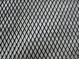 DIAMOND CUT MESH GRILLE (BLACK) – 2 PIECE