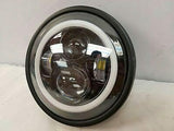 7″ DAYMAKER Kawasaki Vulcan Nomad 800 Black With White Halo HID LED Headlight