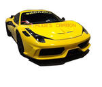 Fits: Ferrari 458 SP Fiberglass Hood Bonnet FRP