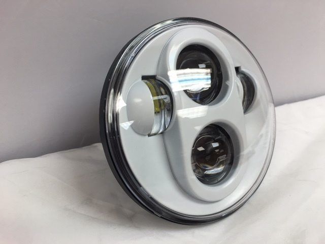 5 3/4″ DAYMAKER Replacement WHITE HID LED Light Bulb Headlight Harley ...