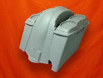 Harley Davidson 4″ Extended Saddlebags Dual 6.5″ Lids Fender Right Cut out
