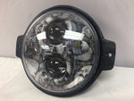 Honda VTX 1300/1800 C/R/S – 5 3/4″ CUSTOM DESIGN SKULL Chrome LED Headlight 5.75