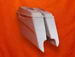 Harley Davidson 5″ Extended Stretched Saddlebags 6.5″ Speaker Lids With Cut Outs