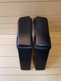 4" STRETCHED SADDLEBAGS NO CUT OUTS AND LIDS FOR HARLEY DAVIDSON 1989-2013