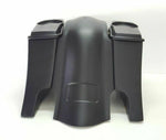 6x9 6" Dual Exhaust Saddlebag Rear Overlay Fender 2009-2013 Harley Davidson