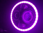7″ Pink HALO Headlight 4.5″ – 4 1/2″ AUX Chrome Spot Passing LED Fog Lights