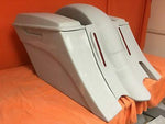 Honda Shadow Sabre 1100 6″ bags Out & Down LED Rear Fender Right Cut Dual 6x9