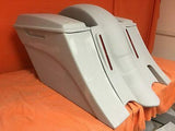 Honda Shadow Sabre 1100 6″ bags Out & Down LED Rear Fender Right Cut Dual 6x9
