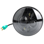 Black 7" Round LED Projector Daymaker Headlight for Harley Street Glide FLHX
