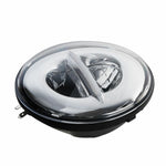 5.75" 5-3/4" Headlamp LED Headlight Projector For Harley Sportster 883 1200 Dyna