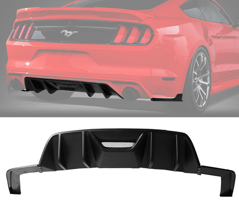 Fits 2015-17 Ford Mustang 2-Door HPE700 HPE750 FRP Rear Bumper Diffuser 3PC