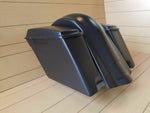 4" STRETCHED BAGS,LIDS AND OVERLAY REAR FENDER FOR FL HARLEY DAVIDSON SOFTAILS