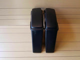 HARLEY DAVIDSON 4" EXTENDED STRETCHED SADDLEBAGS NO CUT OUTS AND LIDS INCLUDED