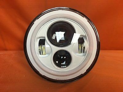 7″ DAYMAKER Replacement WHITE With WHITE Halo Projector HID LED Light Bulb