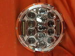 7″ 75W CHROME Projector LED Headlight For Kawasaki Vulcan Nomad 1500/1600