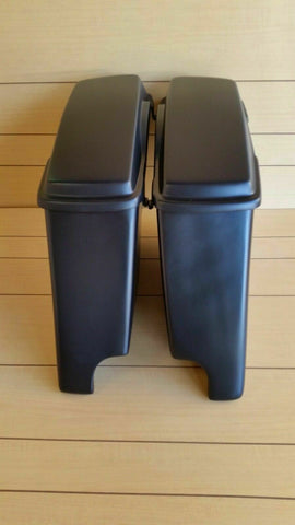 HARLEY DAVIDSON 4" EXTENDED STRETCHED SADDLEBAGS AND LIDS INCLUDED 1996 - 2013