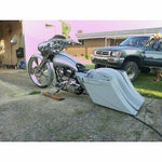 Harley Davidson Bagger 8″ Stretched SaddleBags + Fender No Cut Outs + 6x9 Lids