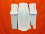 Harley Davidson 6″ Extended Saddlebags 8.8 Speaker Lids Fender Right Cut out