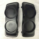Harley 6″ Out & Down Saddlebags Fender – Dual 6x9 Lids 2014–2023–Dual Cut Outs