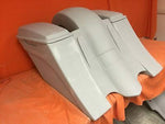 Honda Shadow Sabre 1100 6″ Saddlebags Out & Down Rear Fender NoCut Dual 6.5 Lids