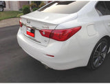 Painted Factory Style Spoiler NO LIGHT INFINITI	Q50 2014 & UP LIP NO DRILL