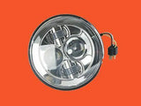 7″ Chrome LED Headlight For Kawasaki Vulcan Nomad 1500/1600