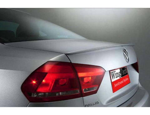 Painted Factory Style Spoiler for VOLKSWAGEN PASSAT 2012 & UP LIP NO DRILL