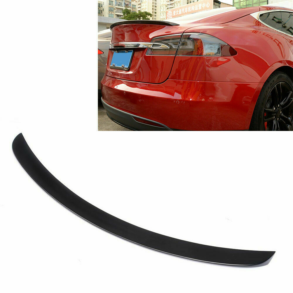 Tesla Rear Spoiler Refit Kit FIBERGLASS Car Rear Boot Trunk Spoiler Wing Refit For Tesla Model S 20 ...