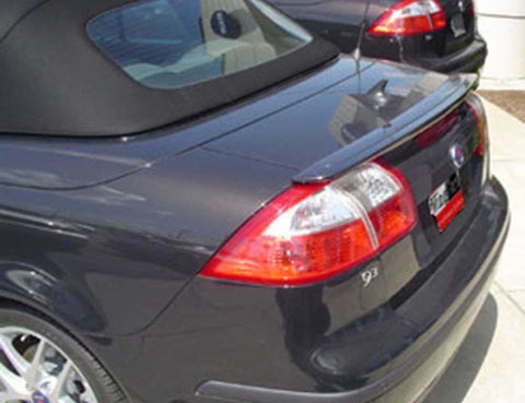 Painted Factory Style Spoiler for SAAB 9.3 CONVERTIBLE 2004 & UP LIP Pre-Drilled