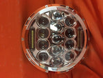 7″ 75W CHROME Projector HID LED Headlight For Yamaha Roadstar 1600 / 1700