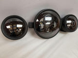 7″ Kawasaki Voyager & Vaquero Headlight Dual 4.5″ – 4 1/2″ Black LED Fog Lights