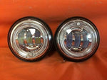 4.5″ Auxiliary Chrome Spot With Orange Halo Passing HID LED Fog Lights Bulb AUX
