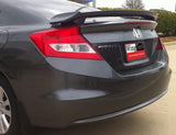 Painted FRP Spoiler NO LIGHT for HONDA CIVIC COUPE 2012 & UP POST Pre-Drilled