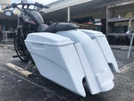 Harley Sportster 883 / Dyna / Sportster 5″ Dual Cut Out Saddlebags Kit No Lids