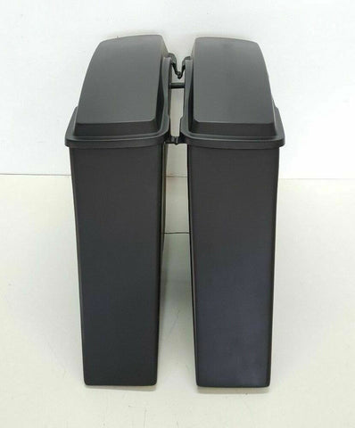 Harley Davidson FLH Touring Extended Saddlebags 6" No Cut Outs Stock Lids