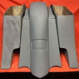 Honda VTX 1800 / 1300 6″ BOLT ON Out & Down Bags Rear Fender Rails Dual Cut Out