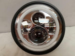 7″ DAYMAKER Kawasaki Vulcan Nomad 800 Chrome With Blue Halo HID LED Headlight