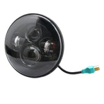 7" Round LED Projector Headlight for Harley Street Glide FLHX Black