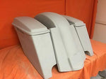 Honda Shadow Sabre 1100 6″ Extended Saddlebags Rear Fender Dual Cut Out Dual 6x9